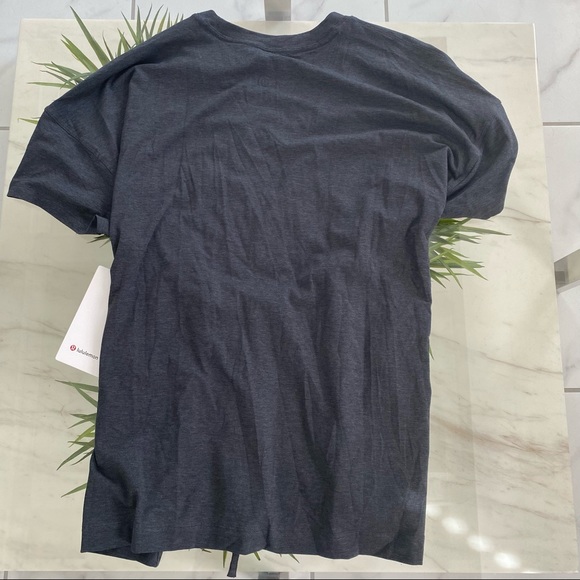 Lululemon Side Tie V-Neck Tee T-Shirt HBLK - Picture 4 of 4
